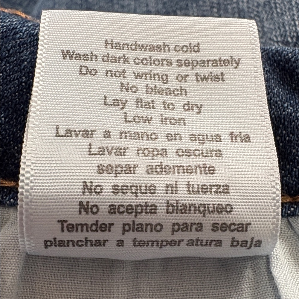 JUDY BLUE | Women Vintage Wash Blue High Waist Wide Leg Crop Denim Jean size 14W - Picture 15 of 15